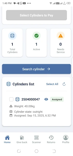 CylindTrack Screenshot 1