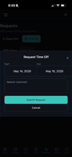 WorkFSS Screenshot 2