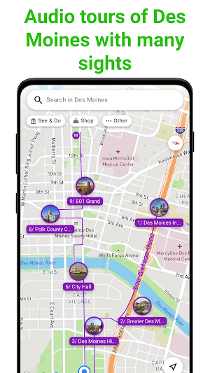 Des Moines SmartGuide Screenshot 0