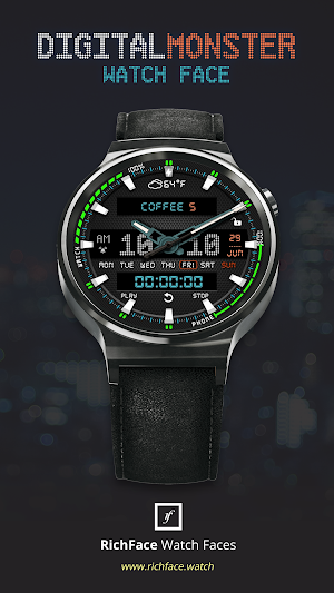 Digital Monster Watch Face Screenshot 3