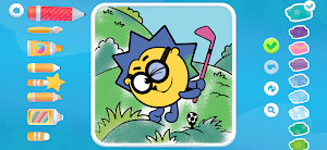 Kikoriki Coloring Game Contest Screenshot 0