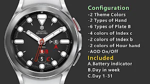 IWF004 Diver Pro watch face Screenshot 1