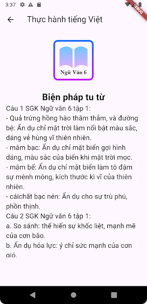 Ngữ Văn 6 Screenshot 3