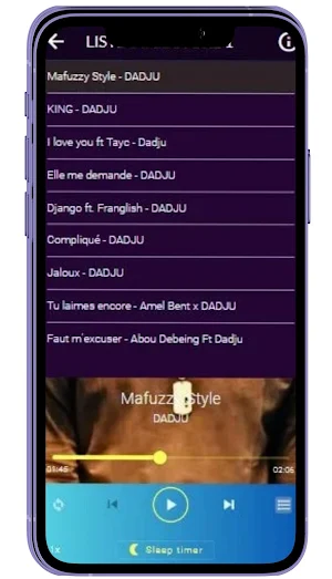 DADJU Musique hors ligne Screenshot 1