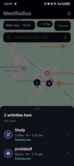 MeetRadius Screenshot 3