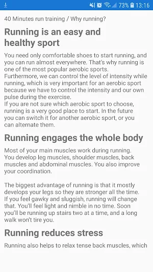 40 Minutes Running Screenshot 1