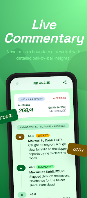 Cric Masters - Live scoring Screenshot 2