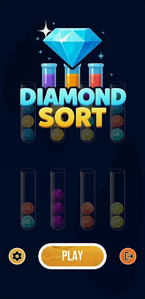 Diamond Sort Color Puzzle Tube Screenshot 0