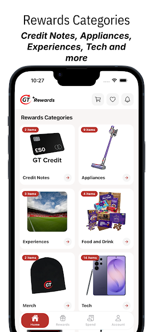 GT Rewards Screenshot 1