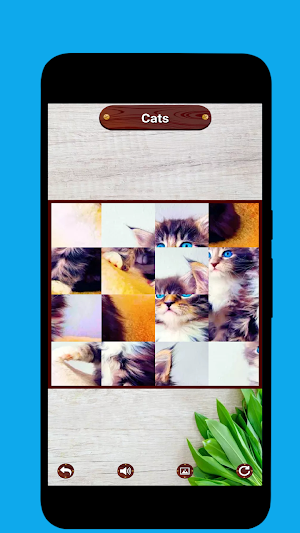 Cat Picture Making Puzzle Screenshot 1