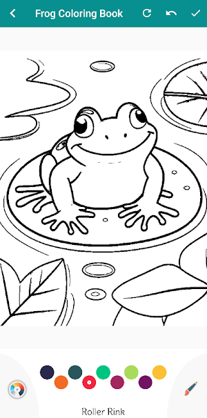 Cute Frog Coloring Book Screenshot 2