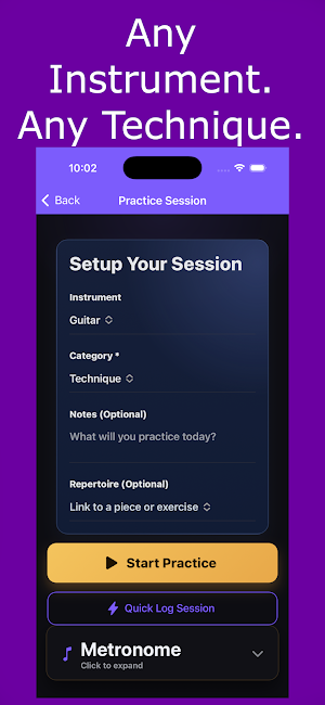 PracticeQuest Screenshot 1
