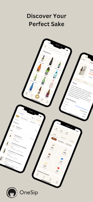 Sake Discovery - OneSip Sake Screenshot 0