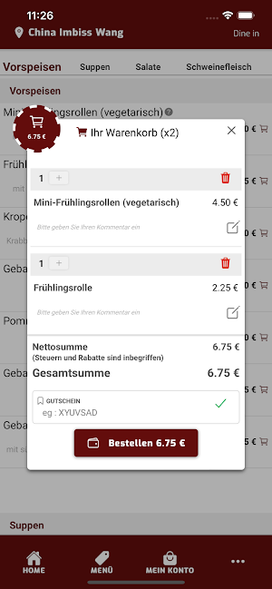 Chinaimbiss Wang Screenshot 3