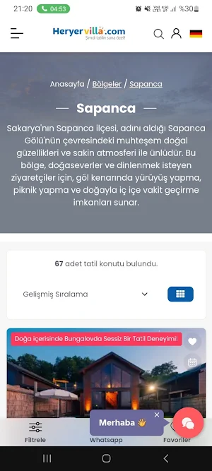 Heryervilla.com ile Yer Kirala Screenshot 2