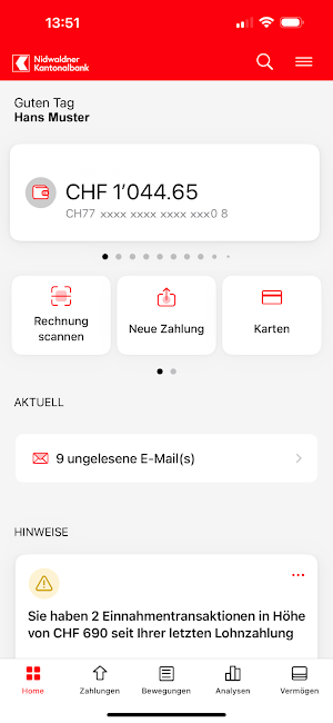 MAP4 - NKB Mobile Banking Screenshot 1