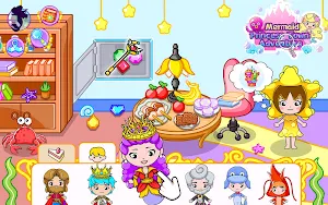Mermaid Princess Town Design Screenshot 1