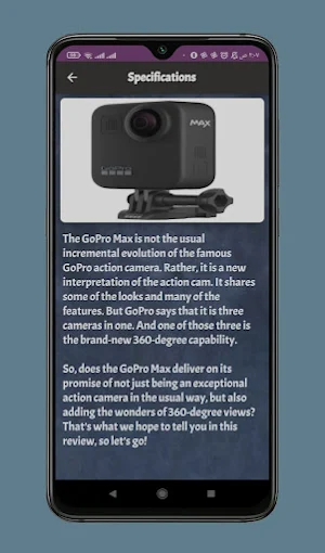 GoPro Max 360 Camera Guide Screenshot 1