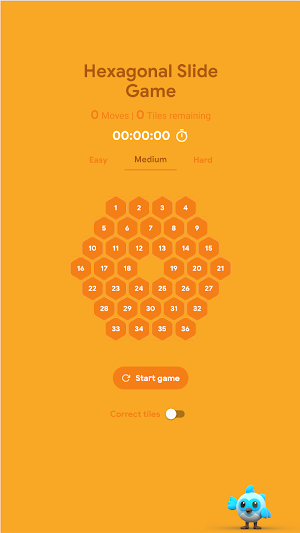 Hexagonal Sliding Puzzle Screenshot 1