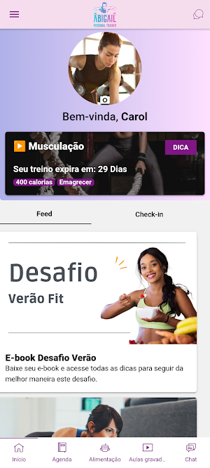 Abigail Personal Trainer Screenshot 1