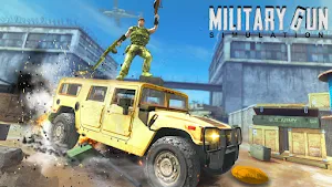 Military Gun Simulation- offline Games 2021 Screenshot 1
