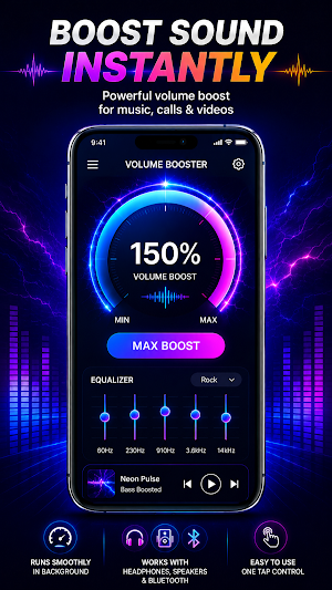 Volume Booster Sound Equaliser Screenshot 1