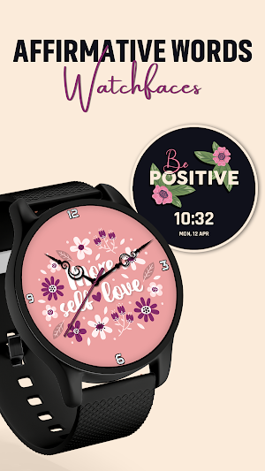 Affirmative Words Watch Faces Screenshot 0
