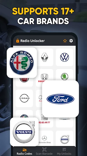 Radio Code Generator for Cars Screenshot 1