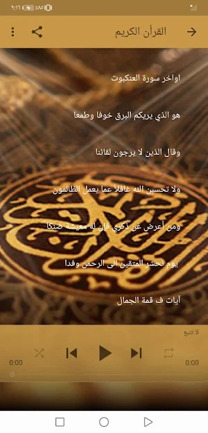 القران بصوت شريف مصطفى بدون نت جودة عالية | جنة Screenshot 3