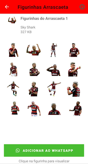 Figurinhas Arrascaeta Flamengo Screenshot 1