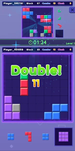 Block Clash : 1vs1 Battle! Screenshot 1