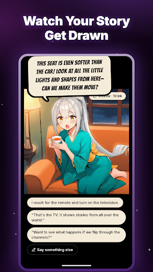 Komicha: Chat with Comic Screenshot 1