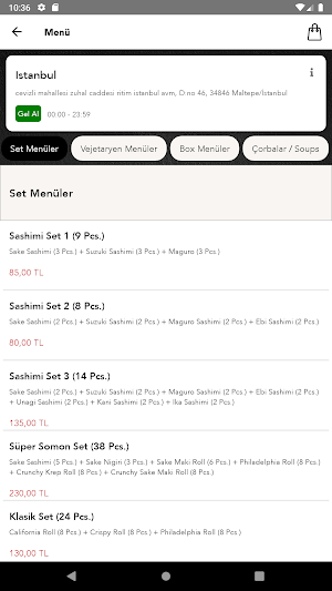 Ayumi Sushi Bar Screenshot 1