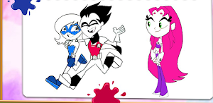 Teen Titans Coloring book Hero Screenshot 3