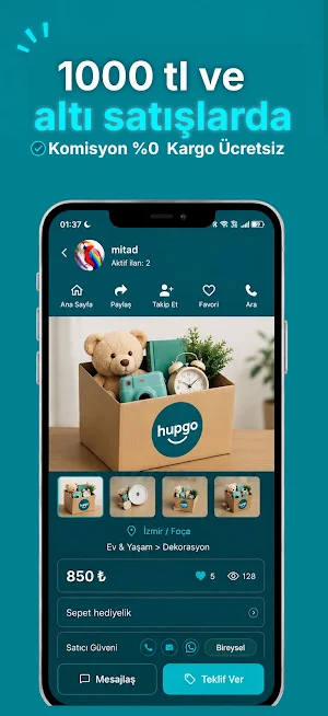 Hupgo – İkinci El İlan Screenshot 1