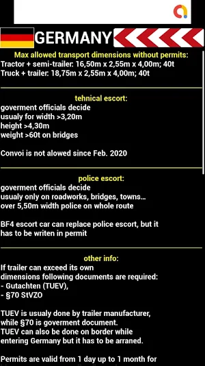 SpecialTransport driver manual Screenshot 3