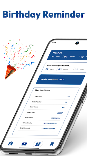 Age Calculator - Date of Birth Screenshot 1