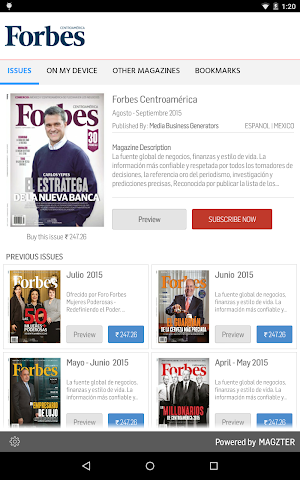 Forbes Centroamérica Screenshot 0
