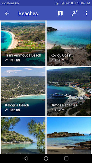 Sithonia Smart Travel Guide Screenshot 1
