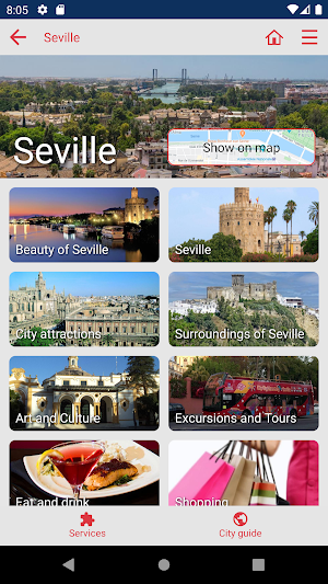 Seville City Guide Screenshot 1