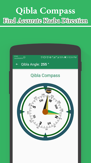 Qibla Compass for Namaz – AL Quran – Prayer Times Screenshot 0