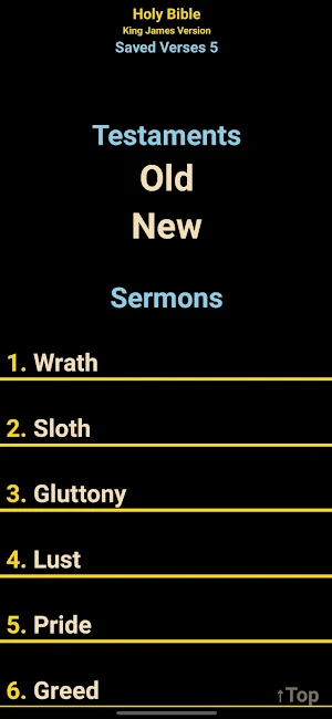 Holy Bible KJV Screenshot 2