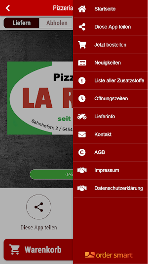 Pizzeria La Rosa Screenshot 2