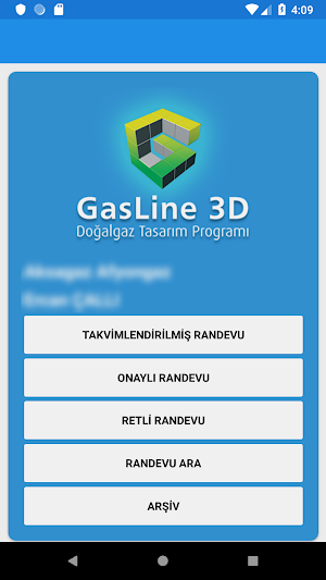 Gasline Mobil Randevu Screenshot 1