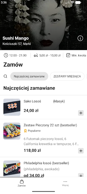 SUSHI MANGO APP Screenshot 0