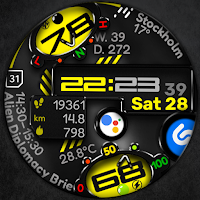 Digital Watch Face cue126