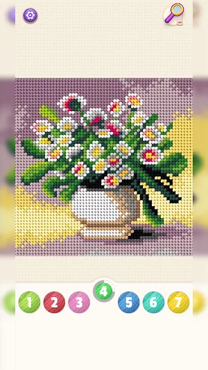 WoolStitch: color by number Screenshot 0