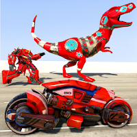 Dino Robot Bike Transform : Robot Dinosaur Games