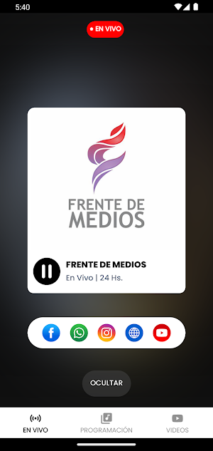 Frente de Medios Screenshot 2