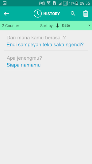 Javanese Indonesian Translator Screenshot 3